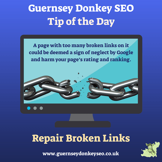 Repair your websites broken links