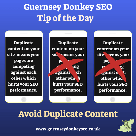 Avoid Duplicate Content