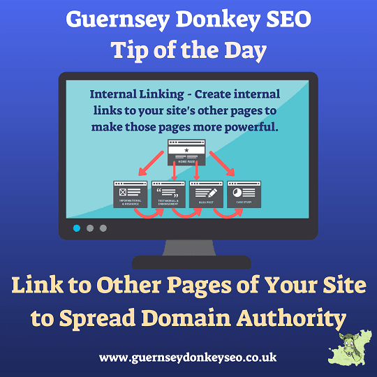 Link to other pages of your website to spread around the site's authority