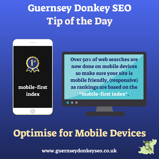 Optimise your website for mobile devices